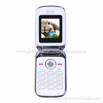 1.44" Mini Cute Flip Phone, GSM 850/900/1,800/1,900MHz, Supports GPRS, Bluetooth, Multimedia, FM